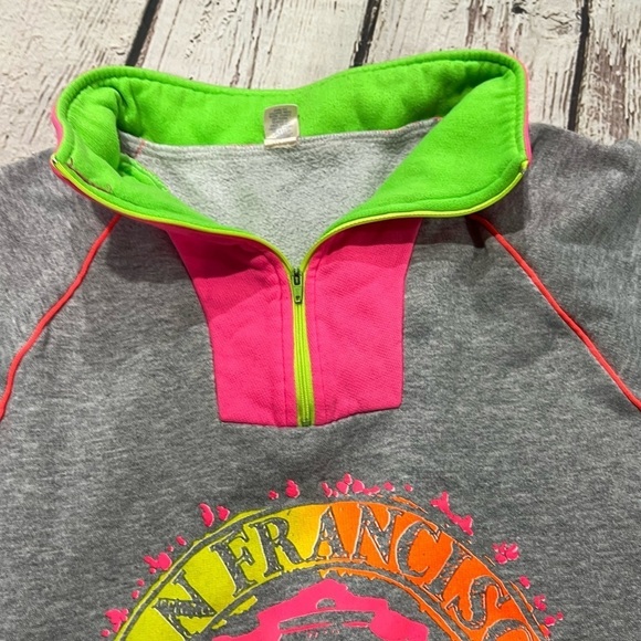 Vintage San Francisco Cable Car Travel Destination Tourism 1980s Sweatshirt - Picture 3 of 5